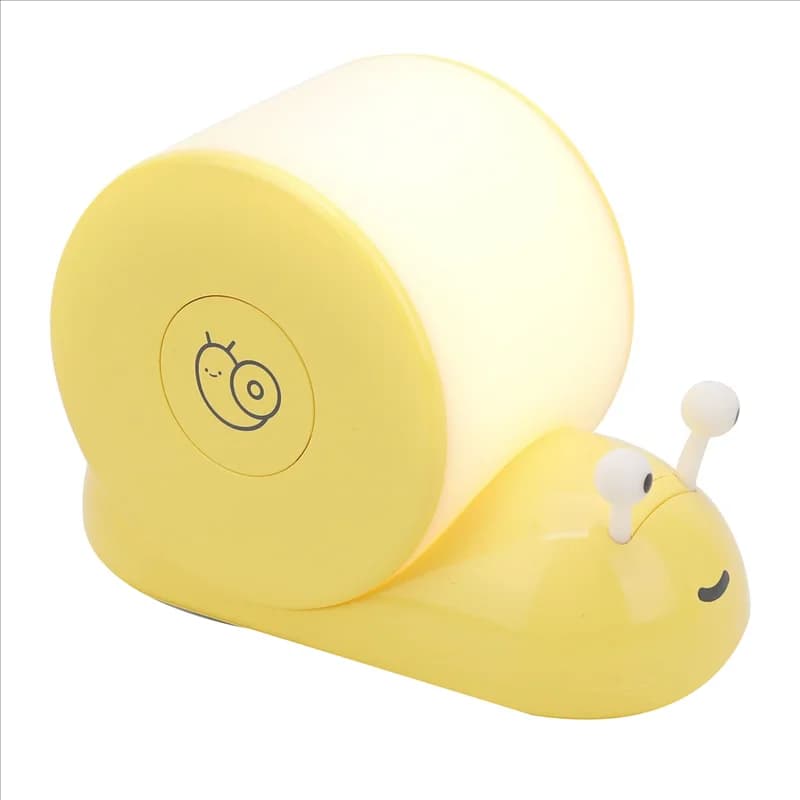 A96I-Luce notturna per lumache, accogliente lampada da scrivania magnetica a forma di lumaca per camera da letto, cucina, decorazioni per la stanza, regali per adolescenti -Giallo