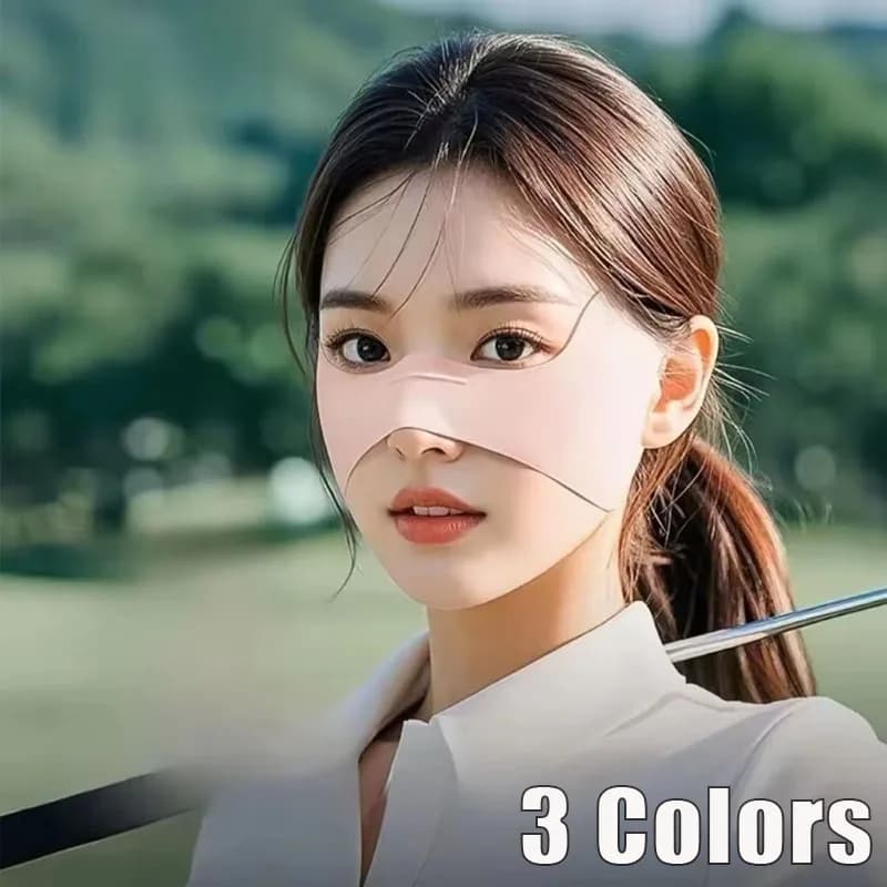 1-10PCS Thin Breathable Butterfly Ice Silk Face Mask Summer Sunscreen Scarf UV Protection Gaiter for Outdoor Sports