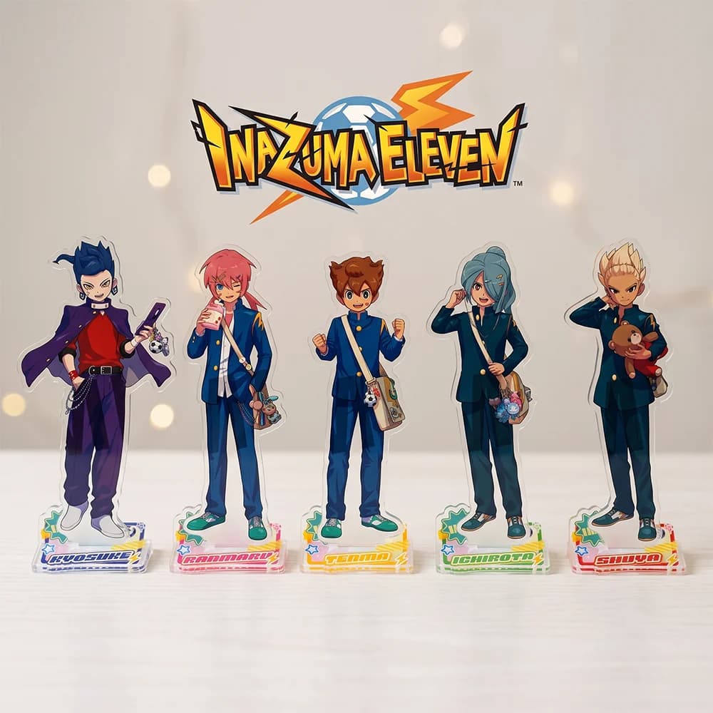 Inazuma Eleven Heisei Pop Retro Ver 10&15CM Double Sided Acrylic Stand Keychain 2026 New Anime Stand Endou Gouenji Desk Deocr