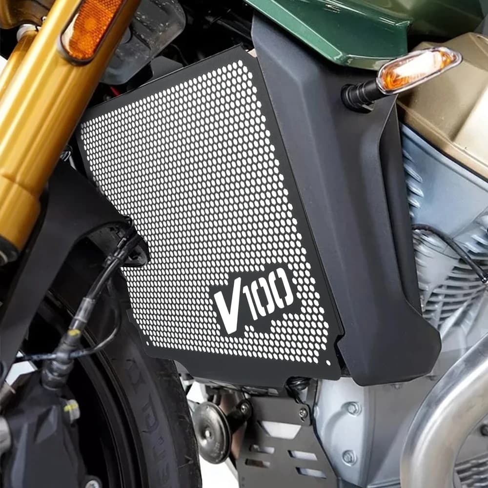 Engine Guard Radiator Grill Protector Cover FOR Moto Guzzi V100S V100 V-100S Mandello S 2021-2026 2025 2024 2023 2022 Motorcycle