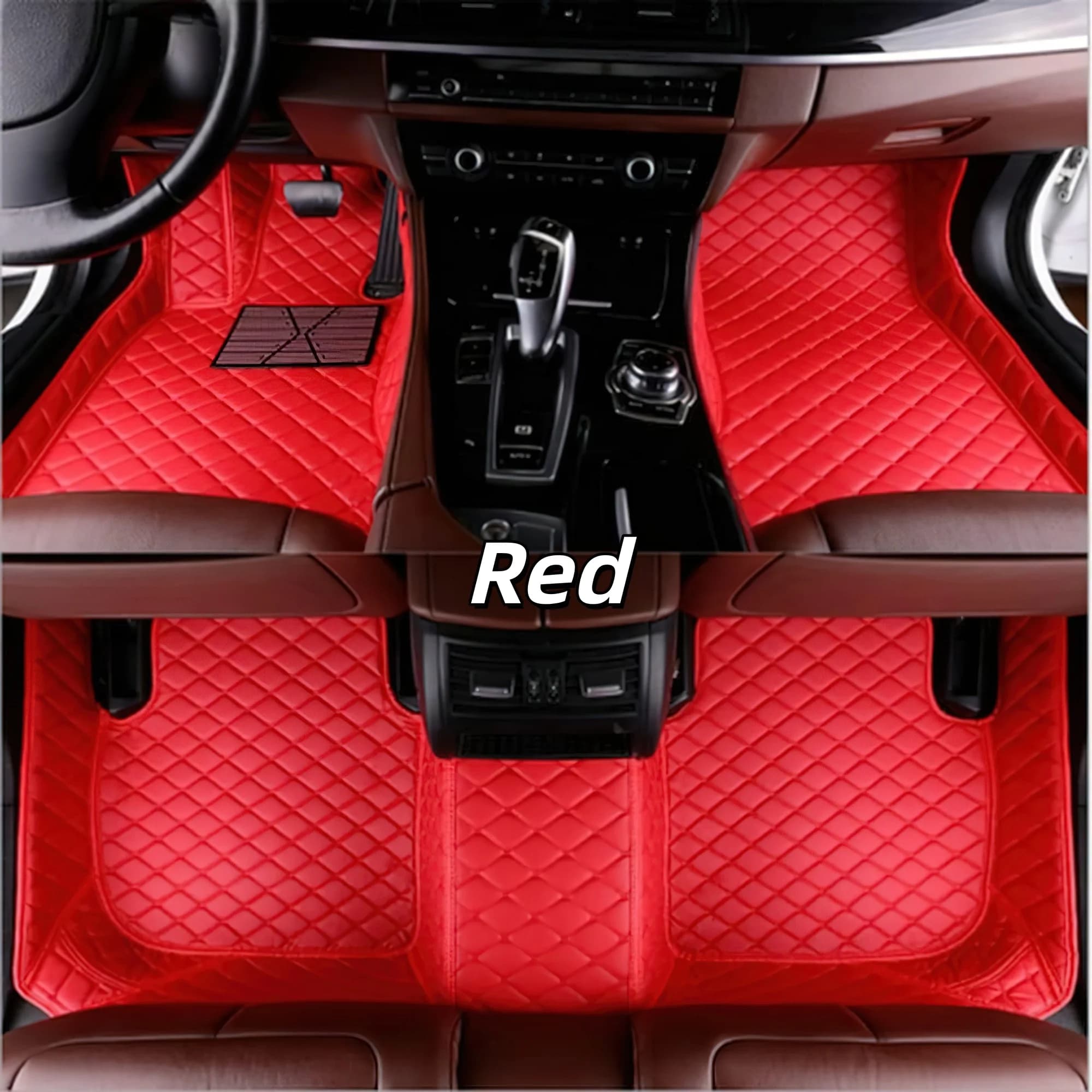 Car Accessories Leather Car Mats for Toyota Prius Series 60 2023 2024 Custom Car Car Mats Vehicle Mats