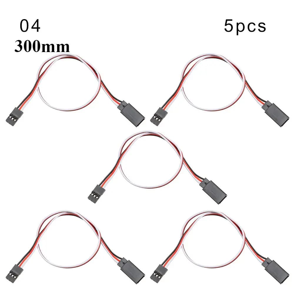 1/5 pz 100mm/150mm/200mm/300mm/500mm Rc Per Elicottero Rc Modello RC Filo RC Servo Cavo di Prolunga Y cavo di prolunga