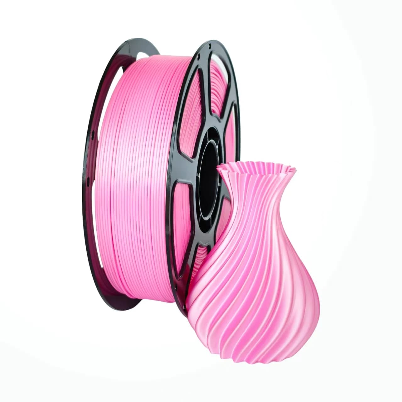 Silk Single Color 3D Printing Consumables PLA Silk 1KG 3D Printer Monochrome Silk Pink 3D Filament