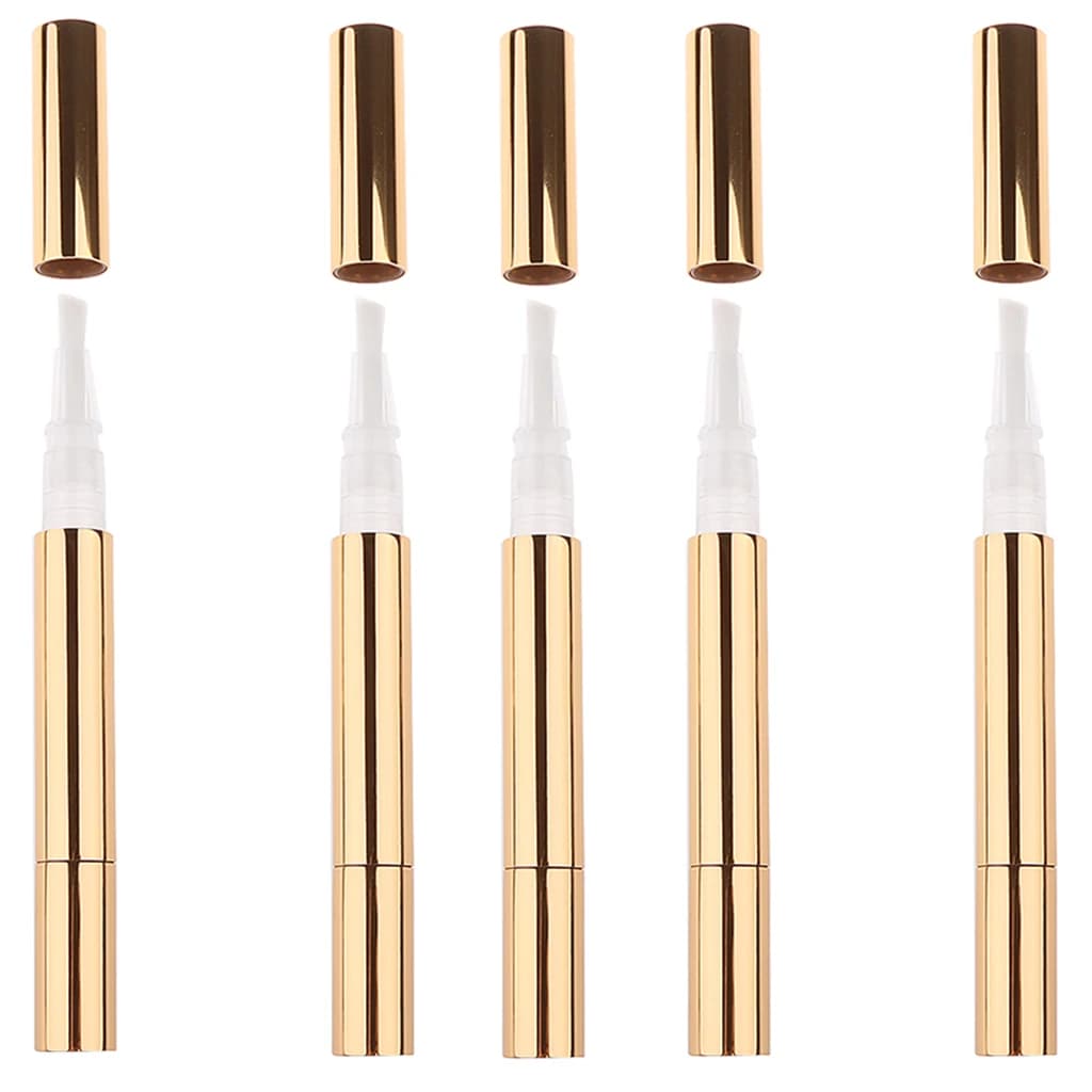 Empty Twist Pen Cosmetic Container Tube Aluminum Plastic for Filling Lip Gloss Gel Nail Polish Perfume