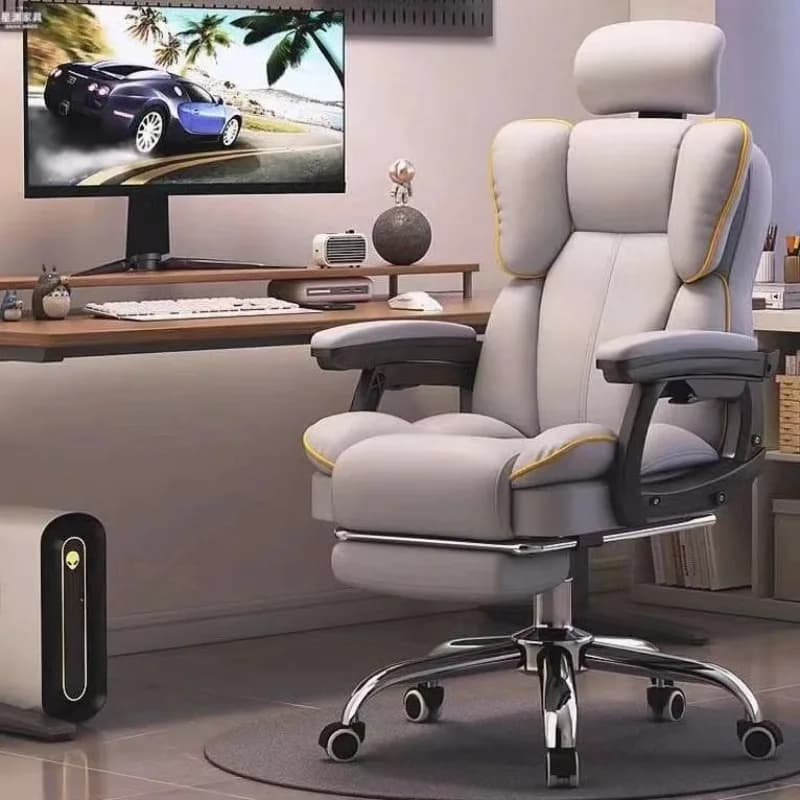 Ergonomic Gaming Chair Lounge Recline Comfortable Long Hours Office Desk Study Pro Dorm Streaming Chair Ultralight Support