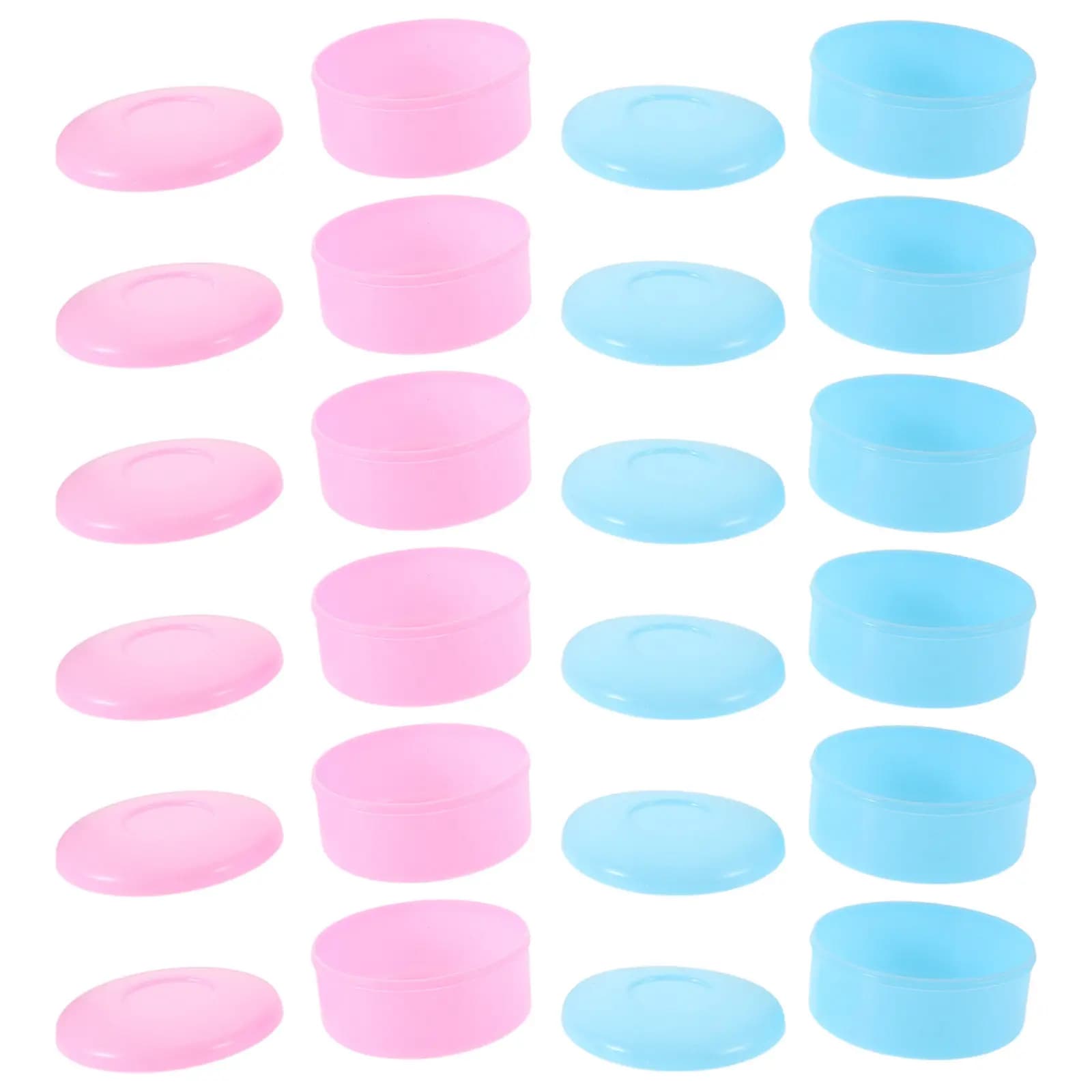 6 Paia di Contenitori per Pezzi degli Scacchi con Coperchio Sicuro, Barattolo per Gioco Go, Ideale per Trasporto e Uso Domestico