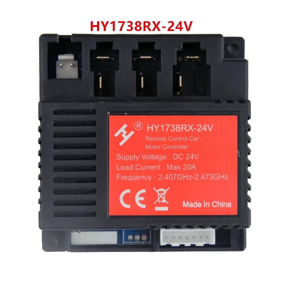 HY1738RX-24V children's electric car 2.4G remote control receiver controller,JR1705RX-12V JR1738RX-12V transmitter for baby car