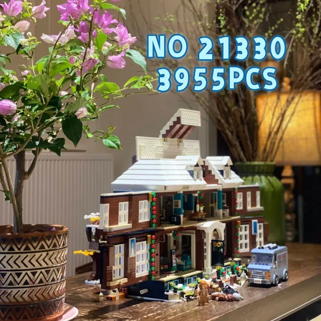 2026New 3955pcs Ideas Home Alone House Set Model Building Blocks Bricks Educational Toys For Boy Kids Christmas Gifts