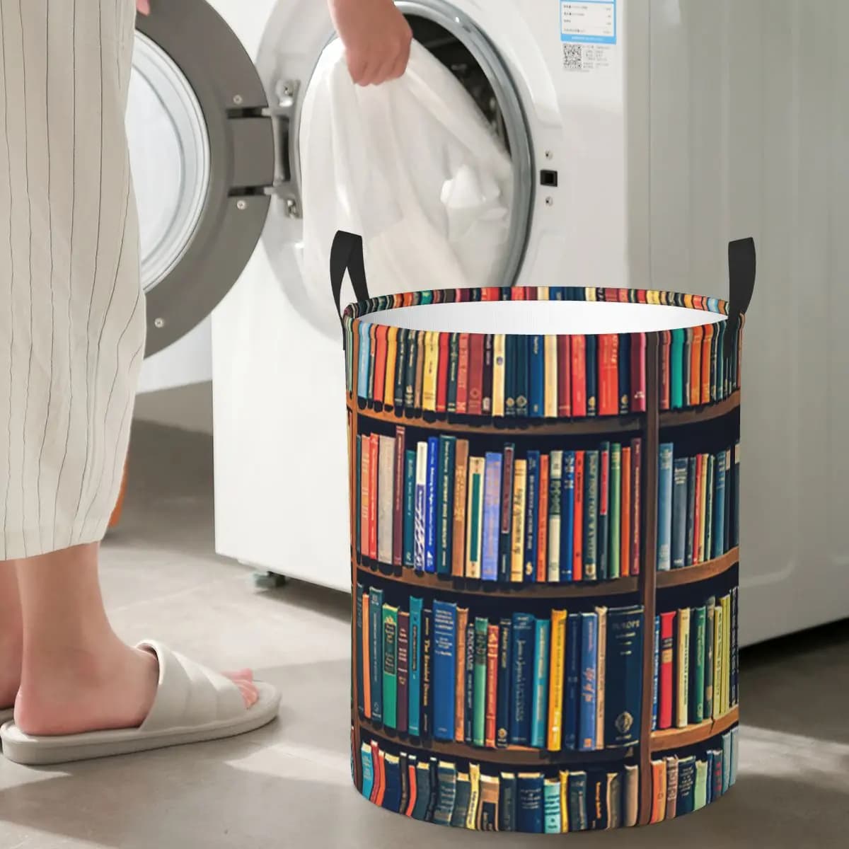 Foldable Basket for Books, Box and Various Objects, Domestic Organizer