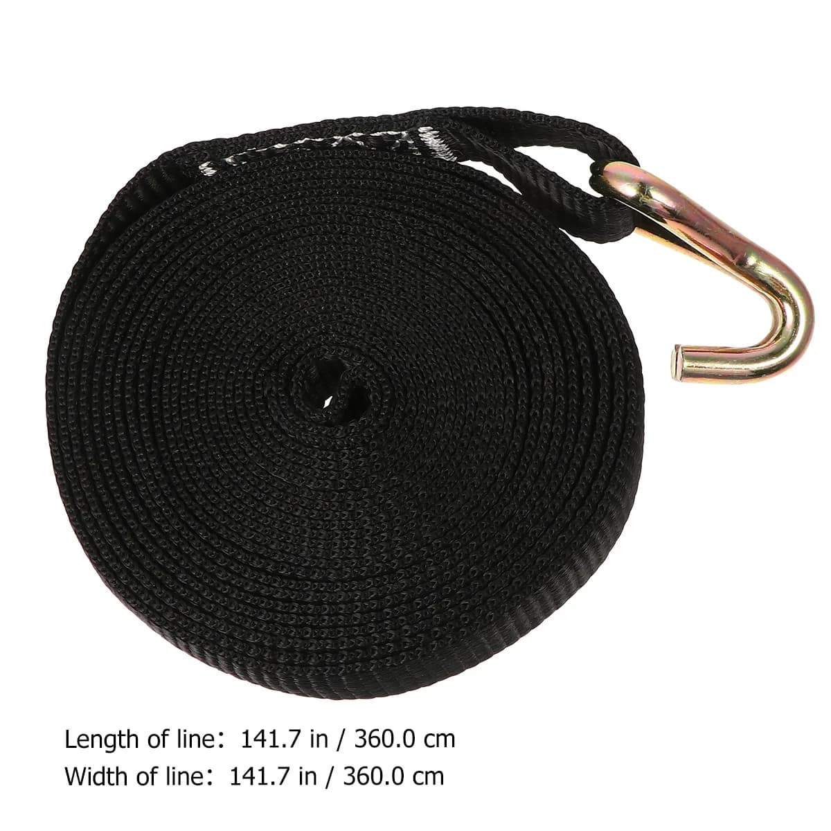1Set Cinghia di carico Fascette per carichi pesanti in acciaio antiruggine Kayak Paddle Board Portapacchi Cintura di tensione Gancio sportivo Tie-Down