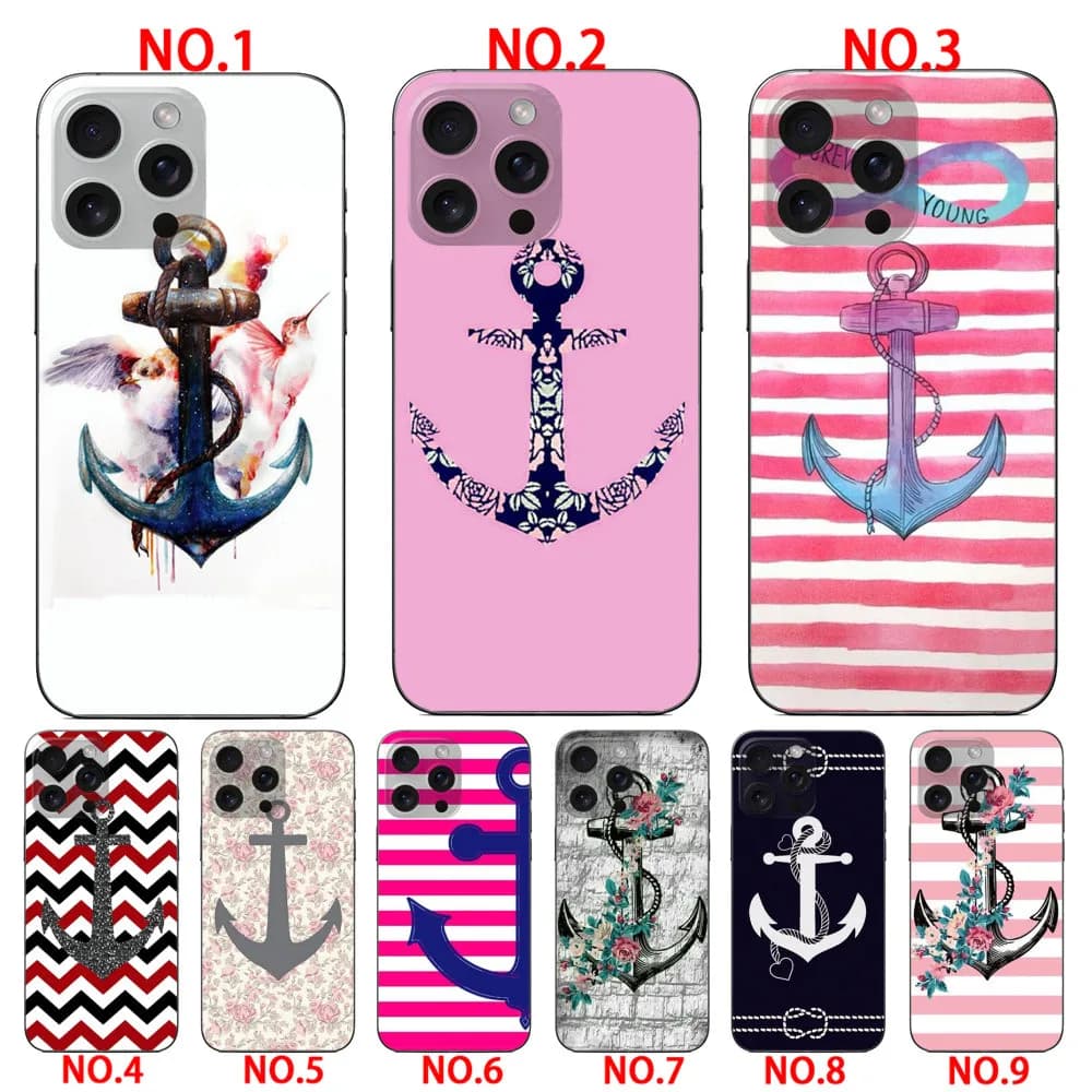 boat anchor phone case for iPhone 12 Pro 12 Pro Max 13 13 Mini 13 Pro 13 Pro Max
