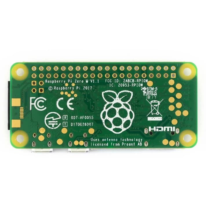 Raspberry Pi Zero W Development Kit (Integrated WiFi) Power Adapter for HUB USB Micro Card and Basic Components