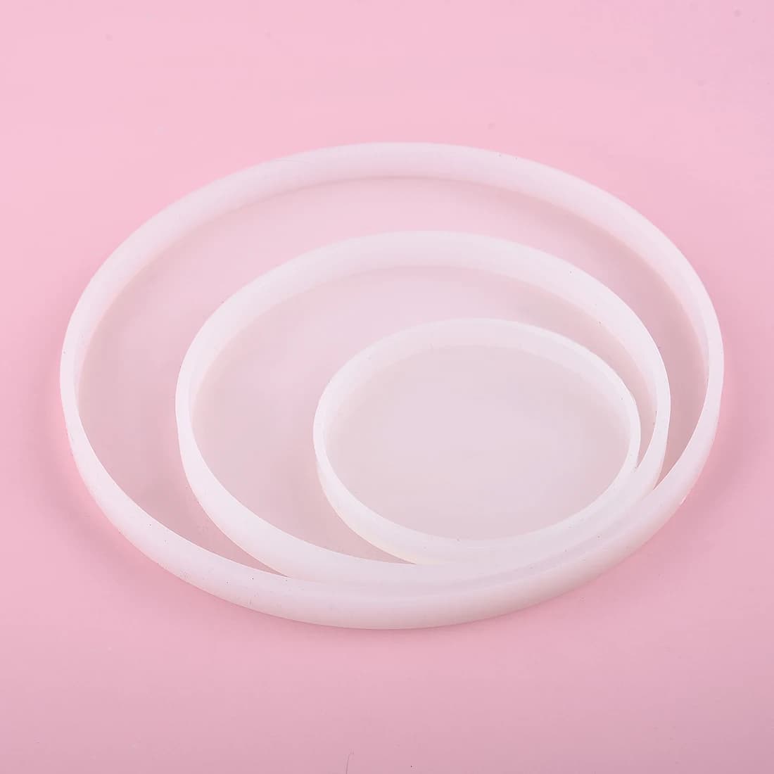 Fai da te rotondo quadrato rettangolo forma sottobicchiere base stampo in silicone stampi in resina resina epossidica fatta a mano strumenti per stampi UV artigianato decorazione della casa