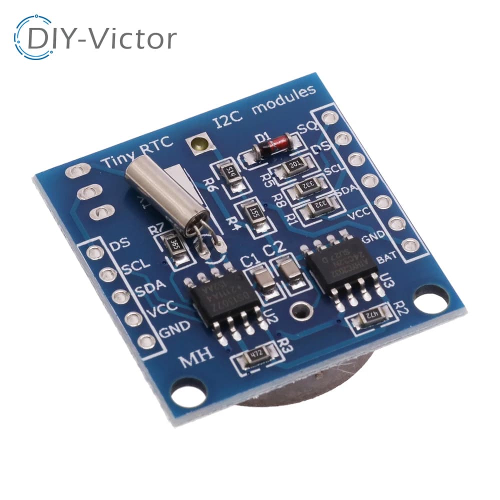 1/5/10PCS I2C IIC RTC DS1307 AT24C32 Modulo orologio in tempo reale per Arduino 51 AVR ARM PIC per Arduino UNO senza batteria