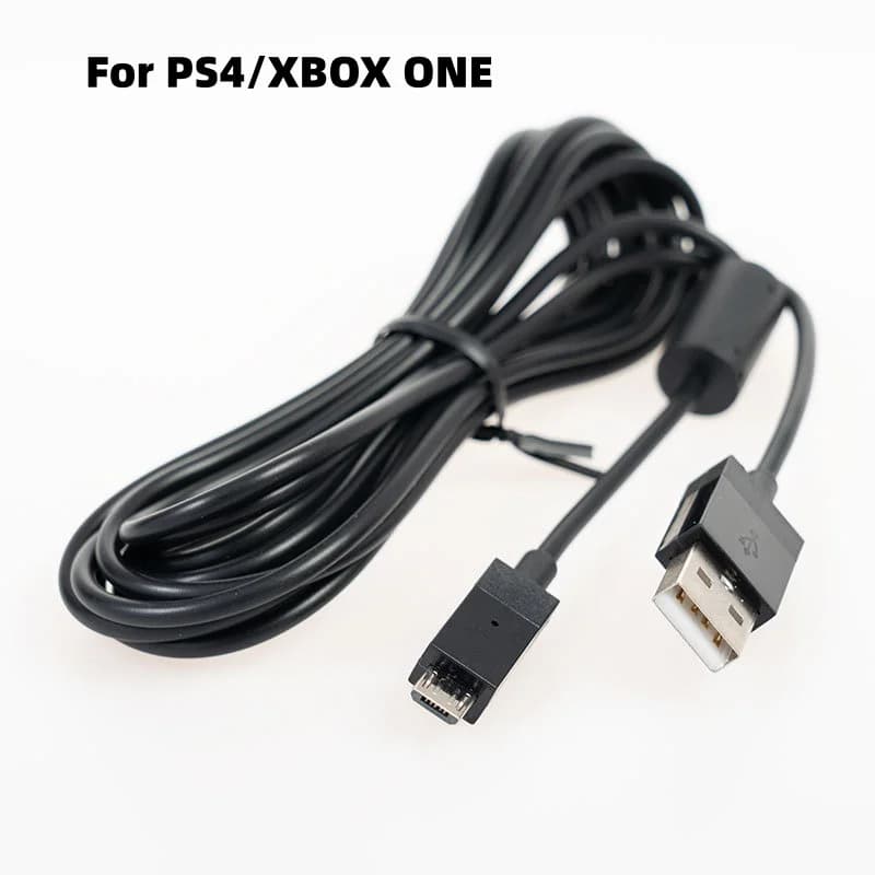 Cavo di ricarica da 2,75 m per controller PS4/XBOX ONE, caricatore USB per PS5/XBOX Series, cavo di alimentazione, accessori per videogiochi