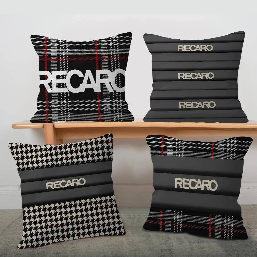 Modello Recaros Cuscino per ufficio Federa per cuscino per auto 45X45CM Federa lombare Federa per divano