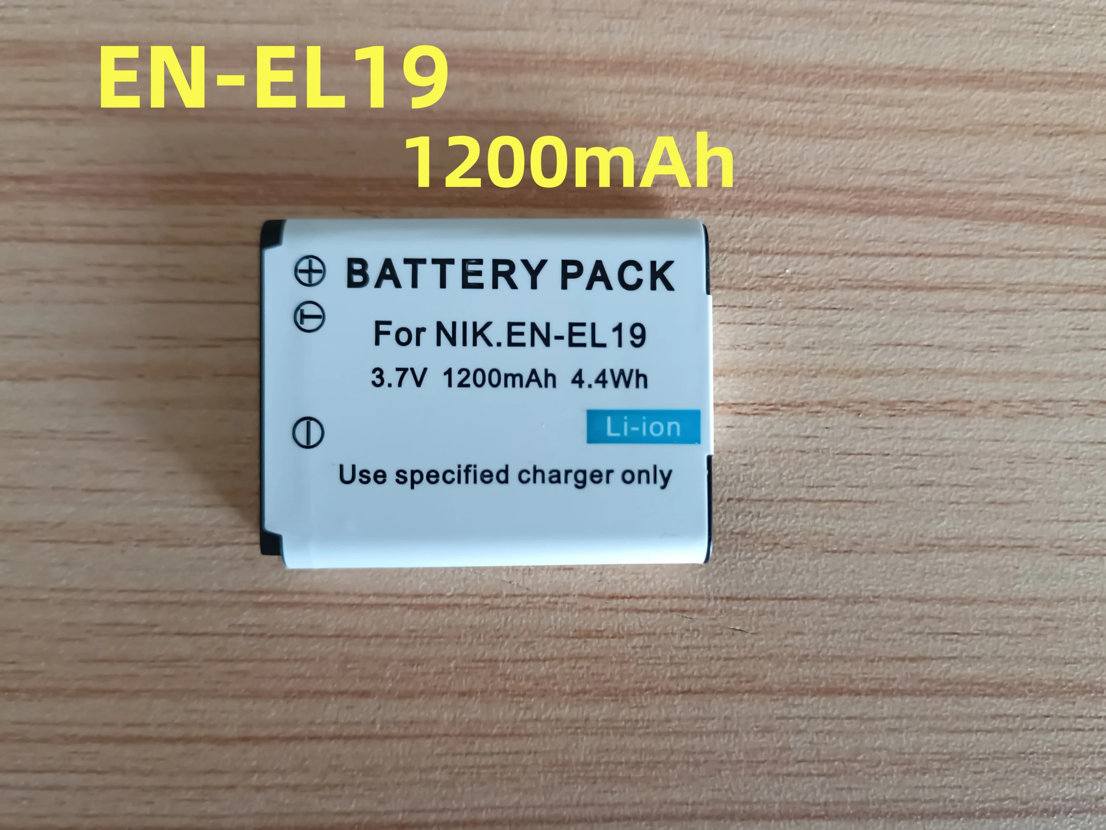 1200mAh EN-EL19 EN EL19 Camera Battery or Charger For Nikon S2500 S2600 S2700 S3100 S3200 S3300 S3500 S4100 S4150 S6500 Battery