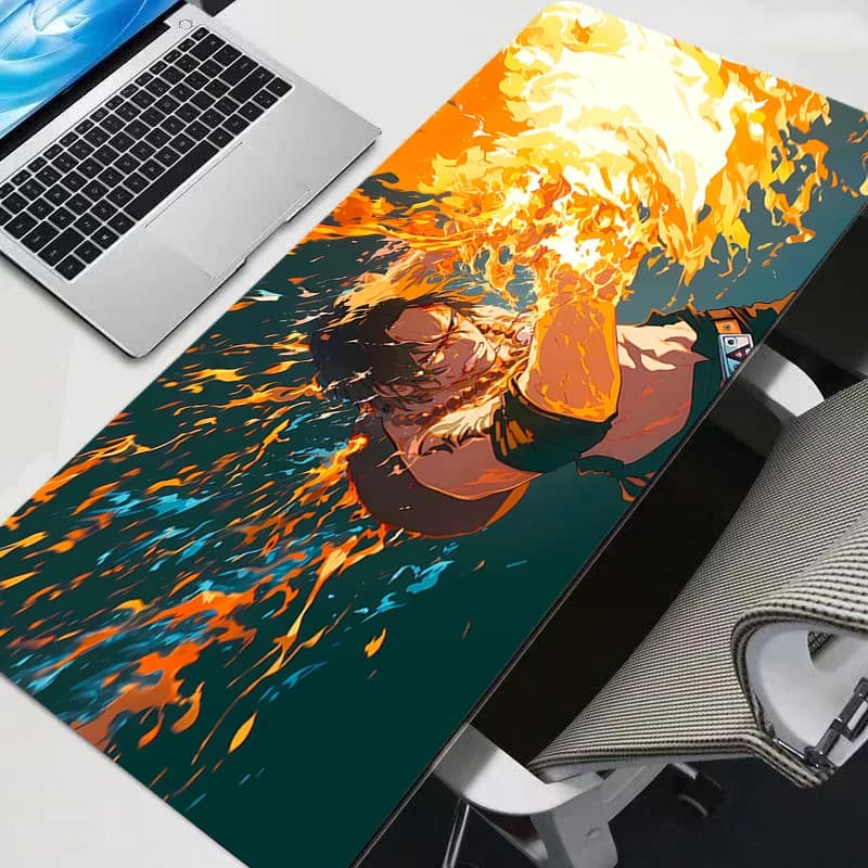 One Piece Anime Gamer large XXL mouse mat, Varmilo keyboard mat, Kawaii game accessories, durable anime mouse mat