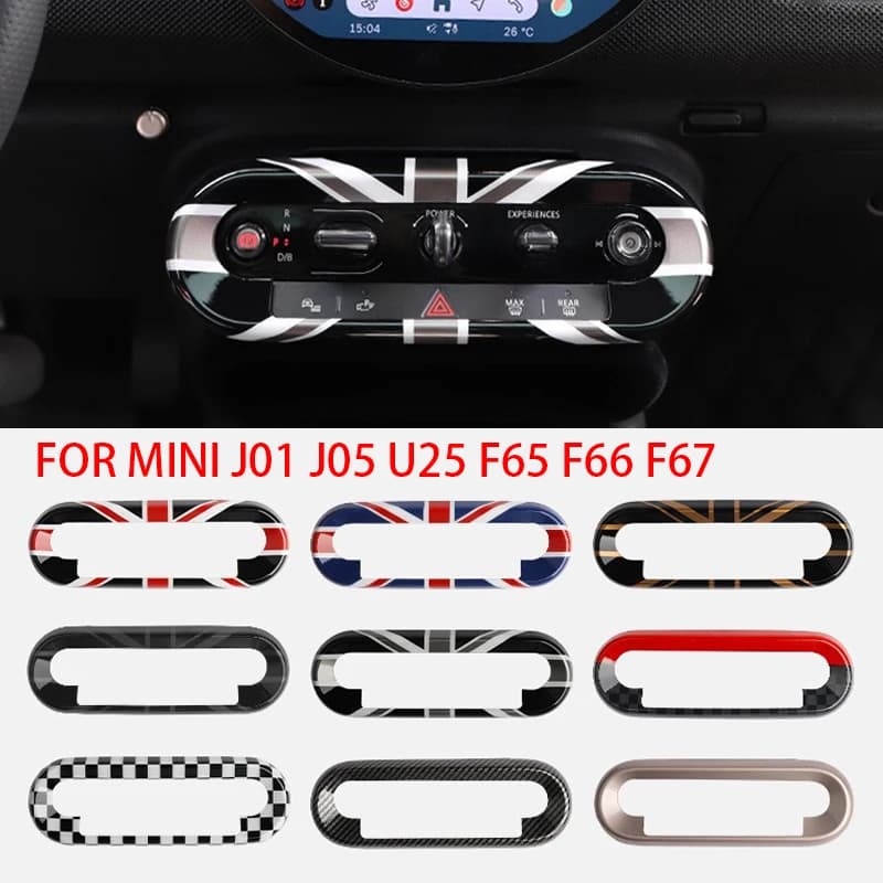 Auto Pulsante di Controllo Centrale Telaio Adesivo Per Mini Countryman J01 J05 U25 F65 F66 F67 Cooper SE EV 2024-2025 Accessori Auto