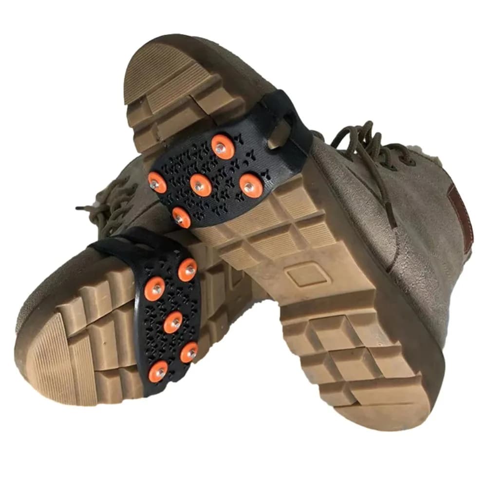 Ramponi da Arrampicata a 5 Punte Antiscivolo, Copriscarpe Unisex per Neve, Accessori per Escursionismo e Camminata