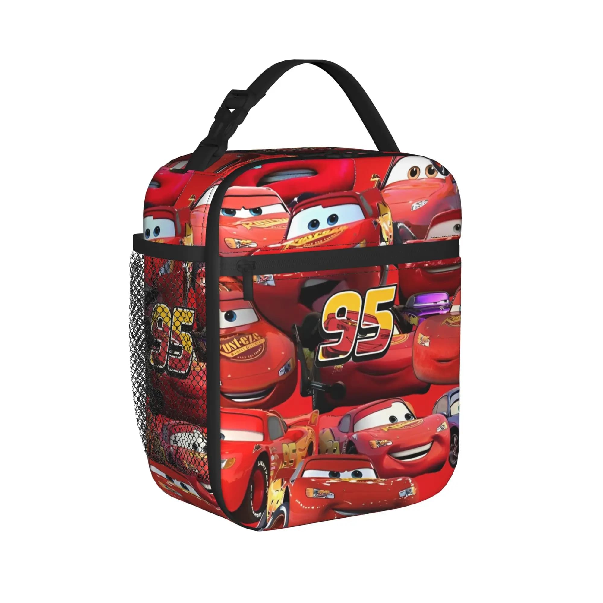 Mcqueens Cartoon Insulated Lunch Bag Large Meal Container Cooler Bag Tote Lunch Box School Picnic Men Women