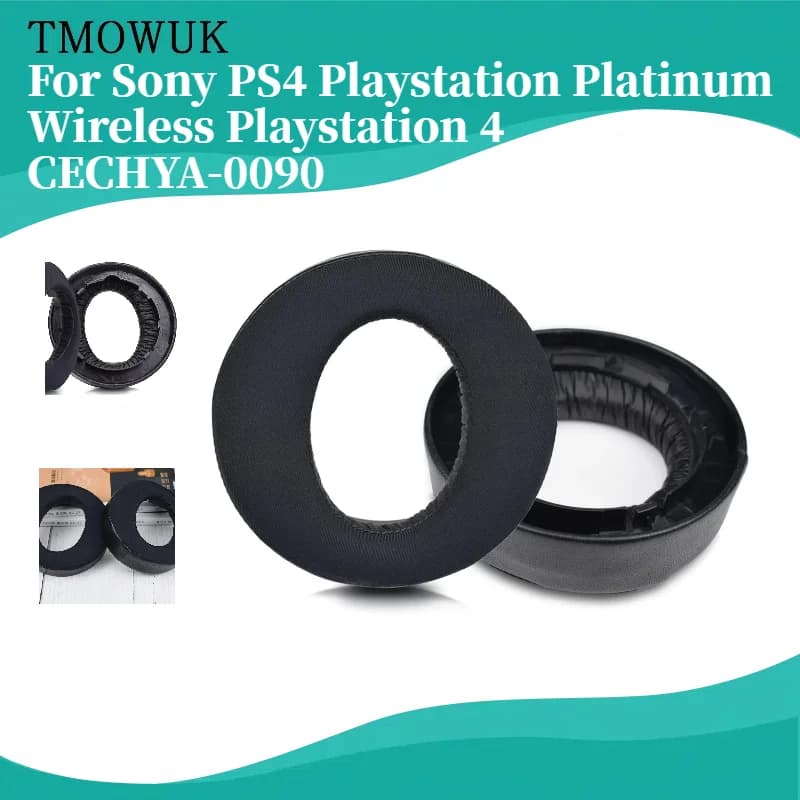 TMOWUK Replacement Cooling Gel Headsets for Sony PS4 Playstation Platinum Wireless Playstation 4 CECHYA-0090 Gaming Headphones