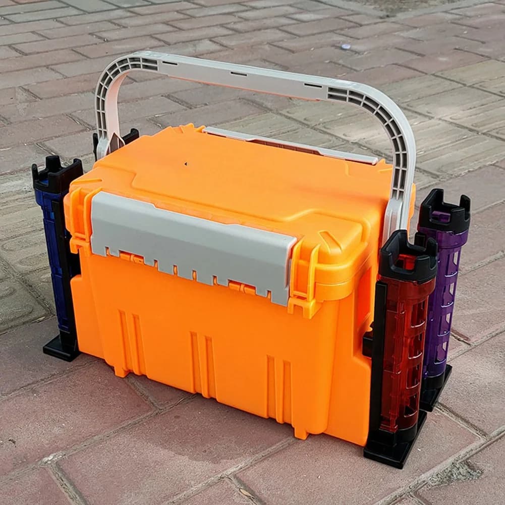 A64T-Sport Fishing rod Zattera Fishing rod accessories Vertical insertion device for fishing equipment MEIHO Box