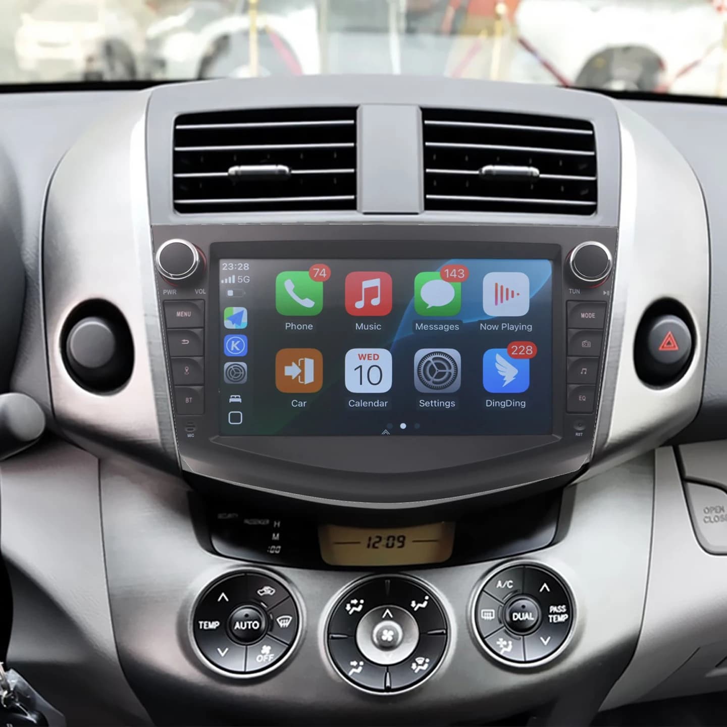 Autoradio for 8 inch Toyota RAV4 2005-2012 XA30 Wireless Carplay Android Auto Multimedia Gps Stereo Smart Head Unit Navigation