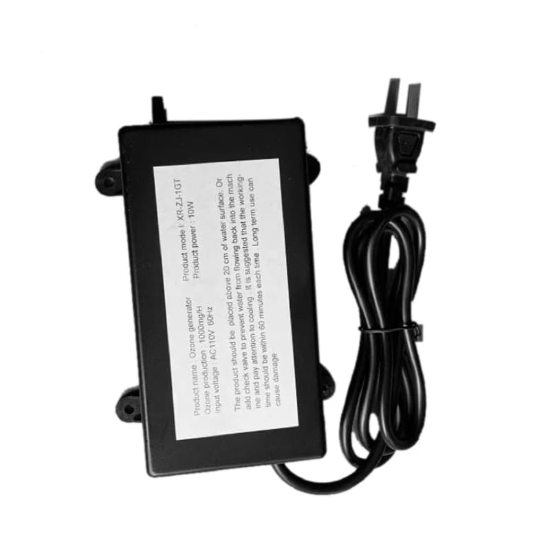 A78E-Generatore di ozono 1000Mg Ozonizzatore Acqua Purificatore d'aria Pulitore Trattamento Frutta Verdura Acquario, Spina americana