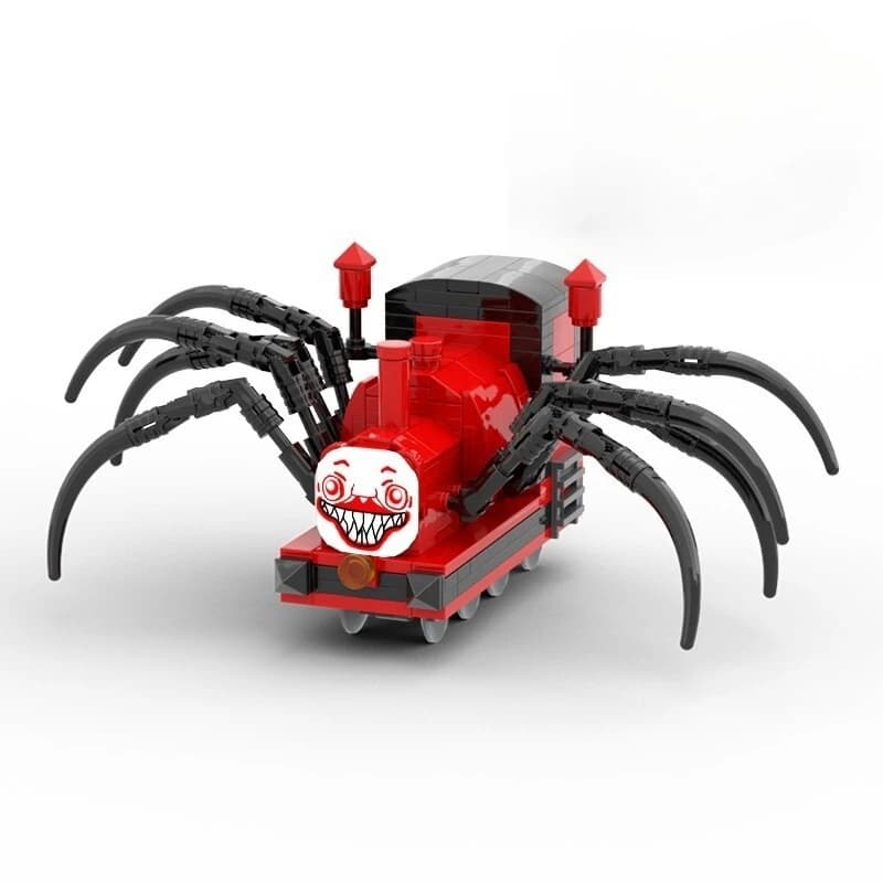 MOC Chooed Charles Spider Train Building Block Set Gioco horror Figura Mostro Thomased Treno Modello di auto Mattoni Giocattolo Regalo per bambini
