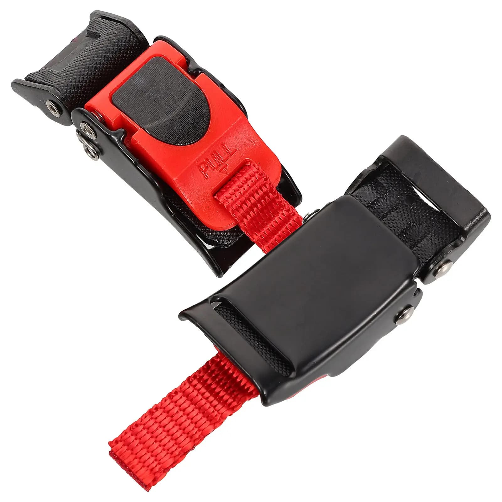 Kit di fibbie a sgancio rapido da 2 pezzi per caschi da moto, fibbia di ricambio in acciaio inossidabile 304 PP, compatibile con la maggior parte dei modelli
