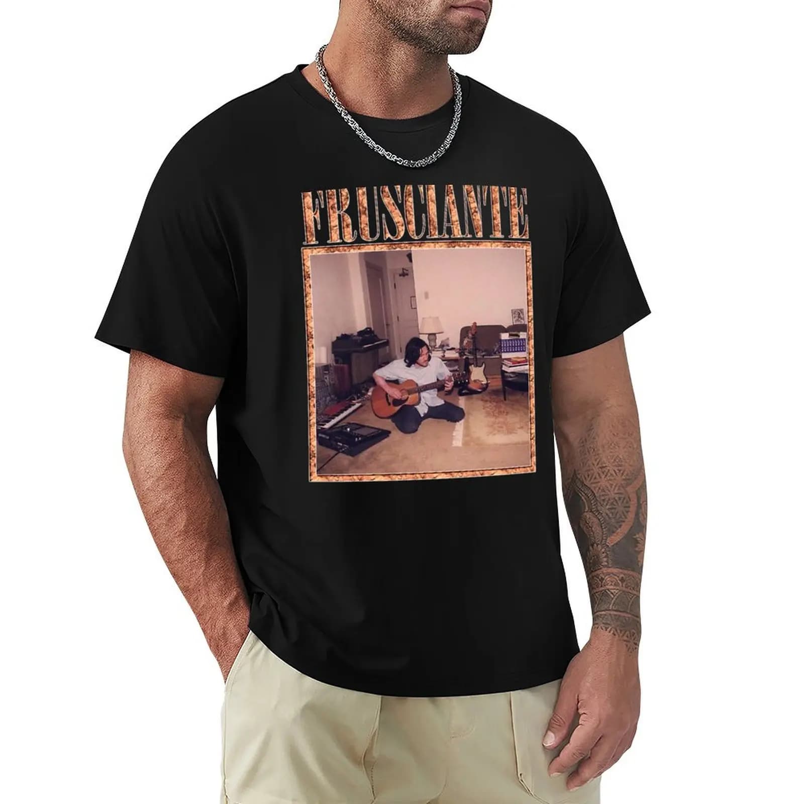 T-shirt frusciante rock T-shirt sportiva leggera ad asciugatura rapida