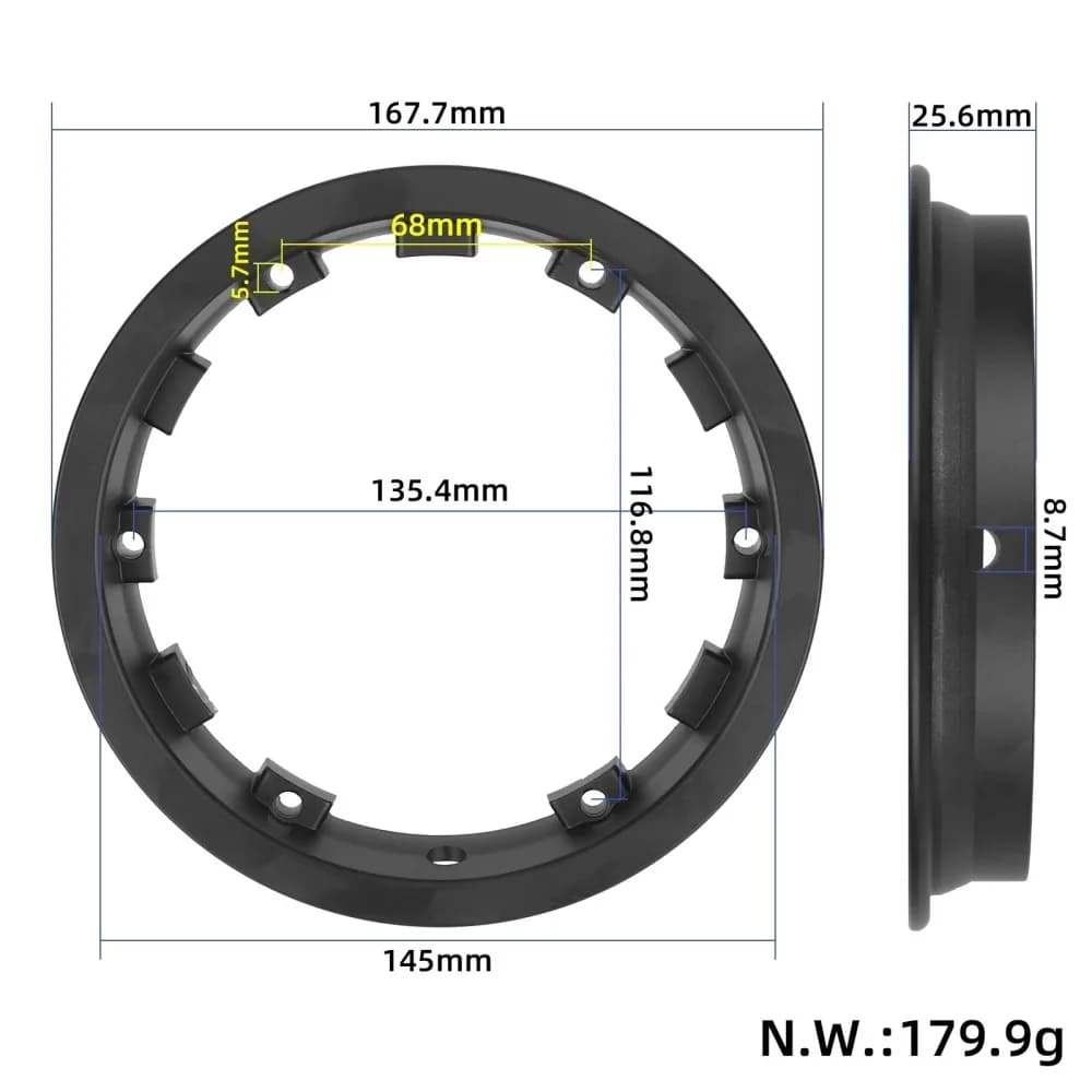 Replacement Wheel Hub Ring For KuKirin G2 Master Electric Scooter Motor Spare Part Durable Metal Repair Maintenance Accessory