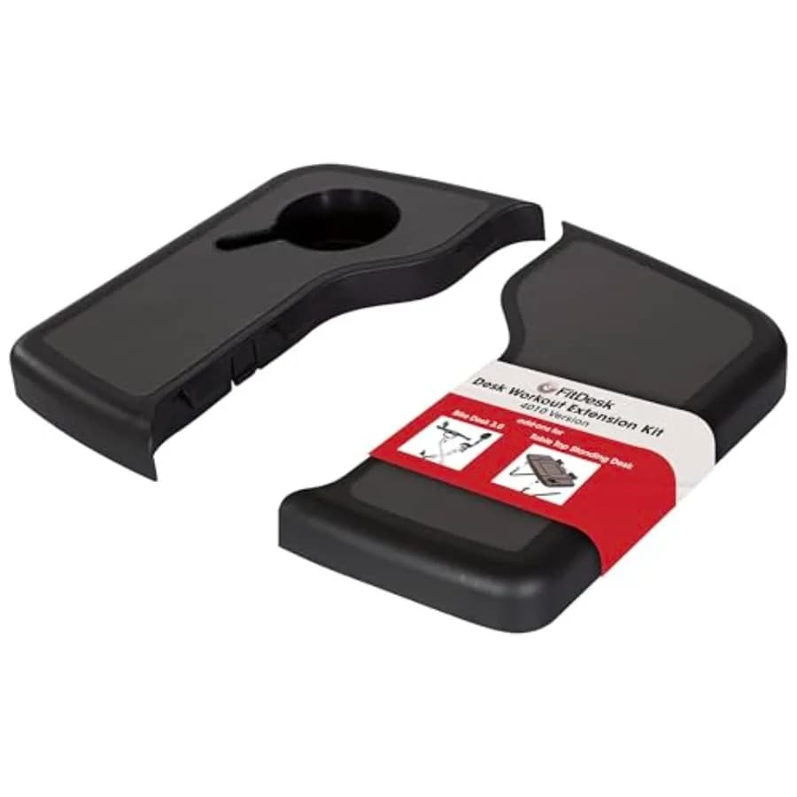 Supporto Estensibile a Morsetto per Cyclette 3.0 e Scrivania Regolabile, Supporto Regolabile per Laptop, Attacco per Scrivania da Bici con Tappetino Mouse e Portabicchieri
