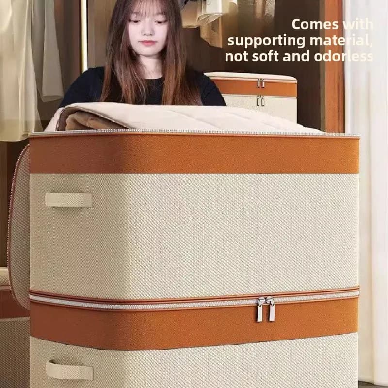 Quilt Storage Bag Large Capacity Household Clothes Non-woven Waterproof and Moisture-proof Moving Packaging Plush Toy Storage