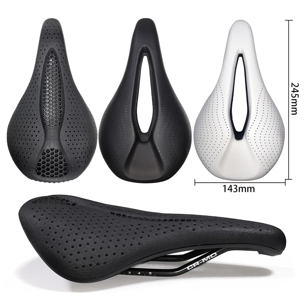 General Saddle Road Vehicle Road Bicycle Seat Hollow Gel Comfortable Riding Cushion Sports 3d Printing Cushion bicicleta de ruta