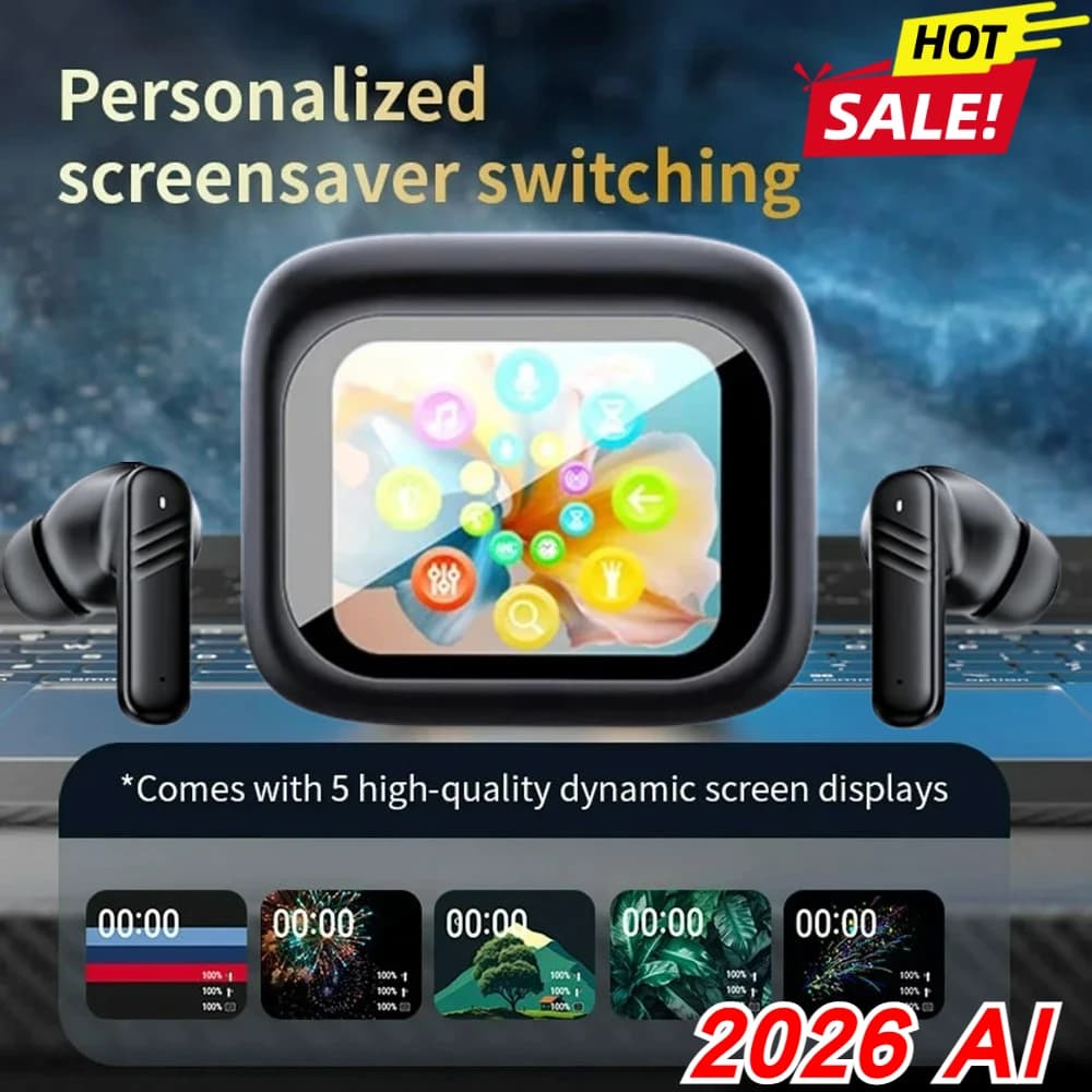 2026 NEW professional earphones ANC Translator AI 100 languages 40 hours playback One Tap Touch Control Flagship with noise cancellation