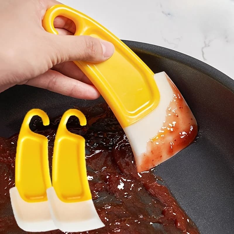 Soft Silicone Rack for Cleaning Kitchen Tools, Tool to Remove Oil Masks, Cutlery Scraper, Kitchen Cleaning Accessories
