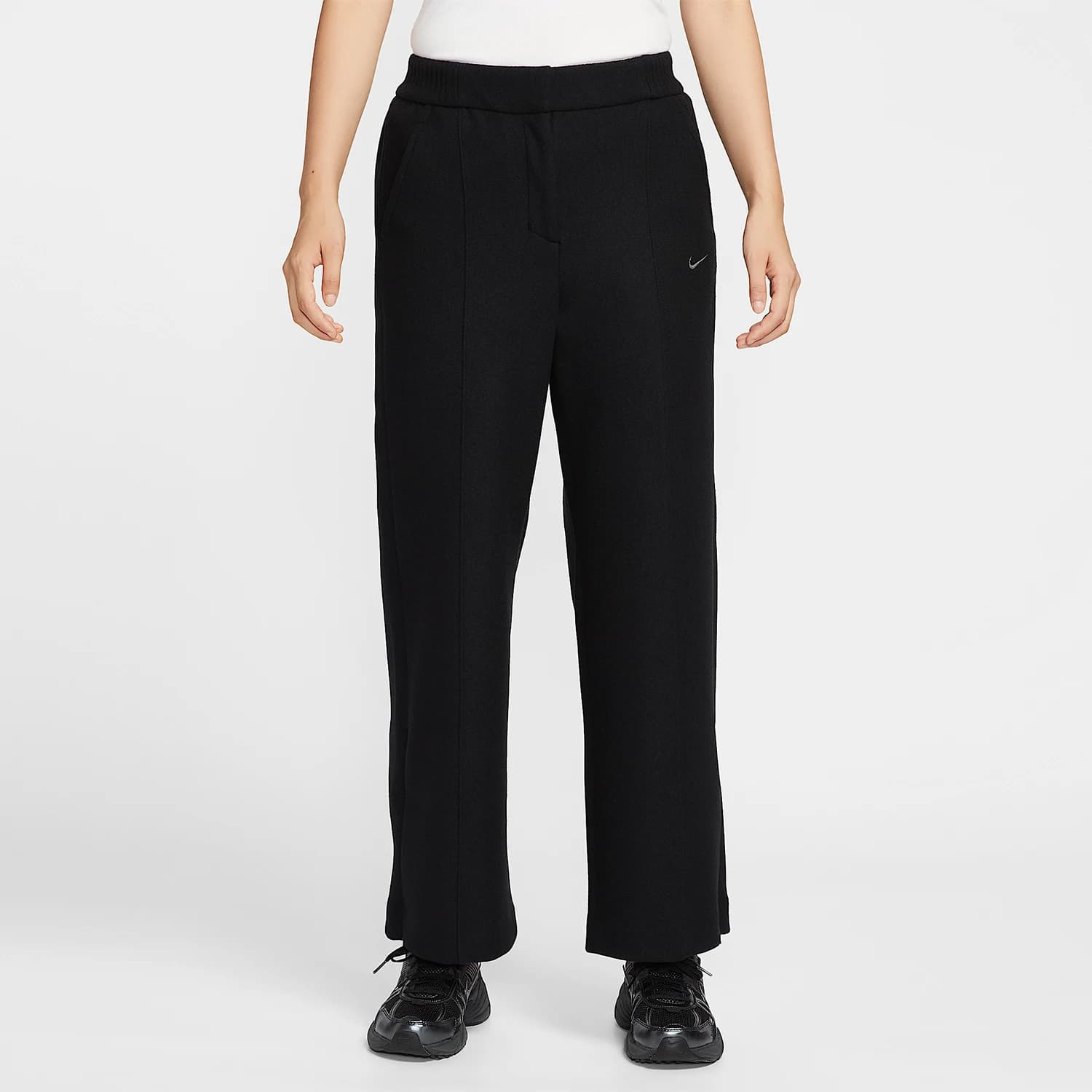 Pantaloni sportivi dritti in pile da donna Nike Authentic Sportswear HV5142-010