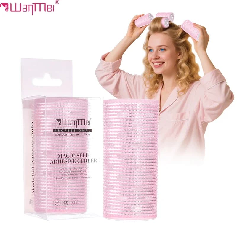 1/2PCS Self-adhesive Hair Rollers Without Heat Hair Hair Hairdresser Home Use DIY Styling Roller Roll Bigodino Hair Accessories Tools
