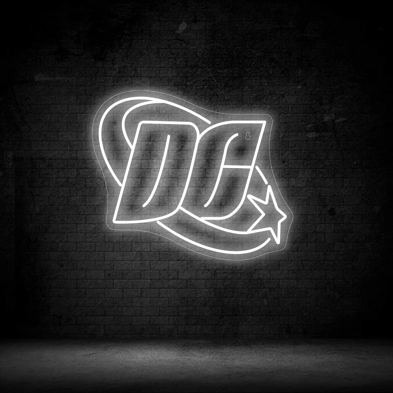 DC Comic Logo insegne al Neon per parete Deocr dimmerabile decorazione della stanza per la casa camera da letto Bar Party Club lampada USB regalo per gli amanti degli eroi