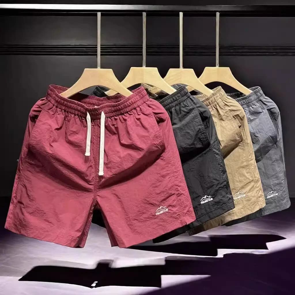 Ice Silk Men's Shorts Summer Thin American Trendy Loose Five-Point Breathable Beach Sports Pants Casual mid Waist Citywalk