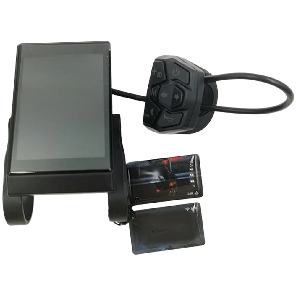 LCD Display With Multi Function Switch And 2 NFC Cards For C10 Electric Scooter Instrument Panel Accessories Replacement