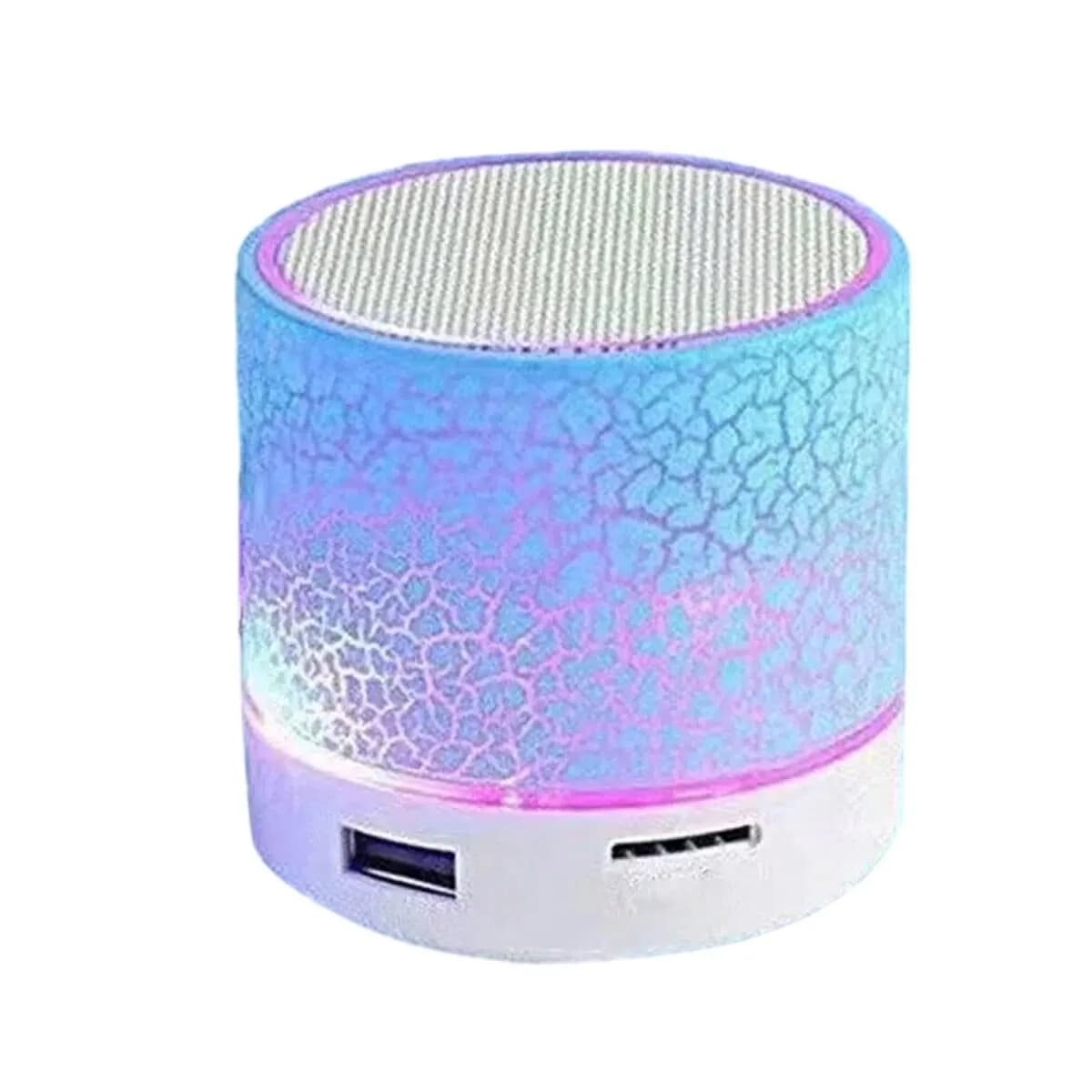 Mini altoparlante Wireless, Subwoofer, Mini altoparlante Wireless Dazzle Crackle 7 color Light, piccolo altoparlante portatile