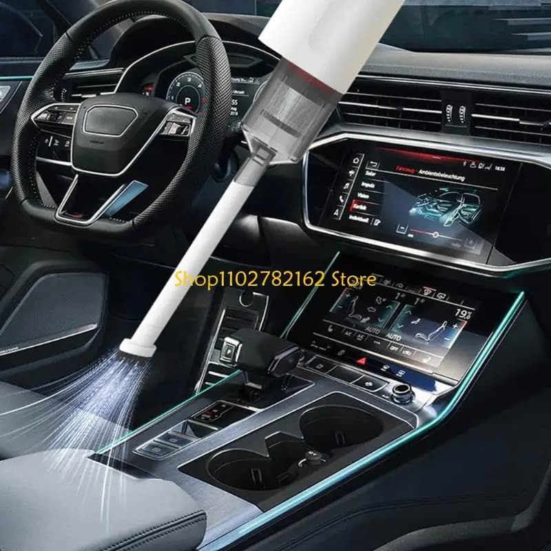 547B Aspirapolvere per auto portatile potenza 12000Pa senza fili ricaricabile USB con lunga autonomia per polvere