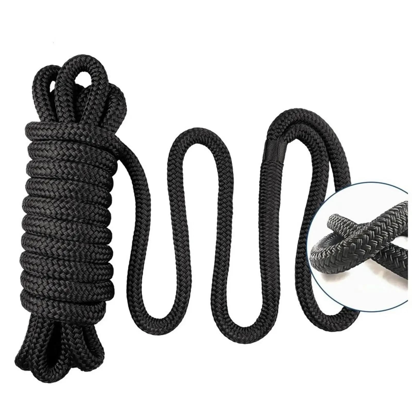 Corda d'Ormeggio Premium per Barche, Durevole, Attrezzatura, 4,5M Pratica, Corda d'Ormeggio in Nylon a Doppia Treccia, Corda per Ormeggio Marino