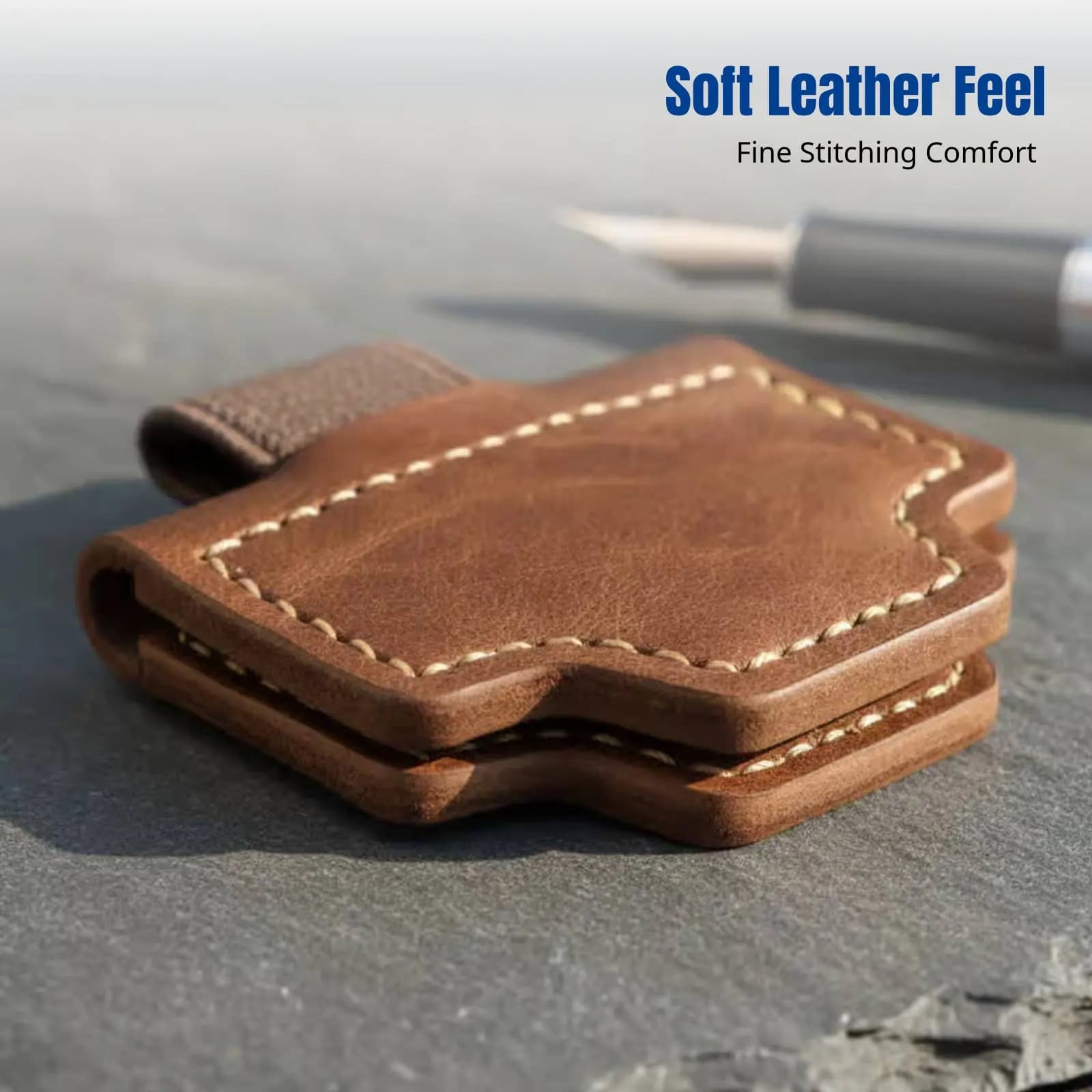 Leather Bookmark Pen Holder, Book Fastener for Journals, Multi-Color, Random Pattern
