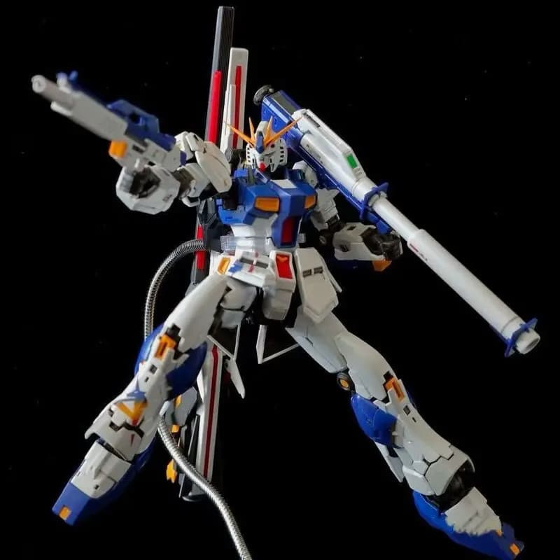 2025 Nuovo Rg R32B Doppio Pistola Galleggiante Zaino Decalcomania Dell'acqua Stand Incluso Modello di Montaggio Giocattolo Action Figure Giocattolo Da Collezione Regali