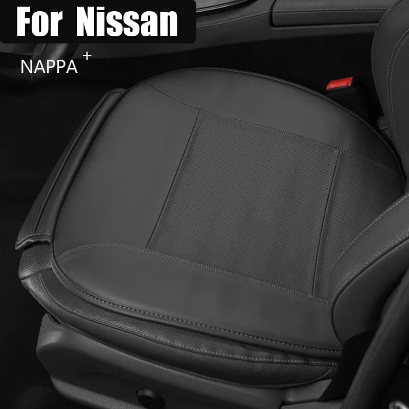 Premium NAPPA Leather Car Seat Bearing for Nissan Qashqai Juke X-Trail T31 T32 Altima Rogue Breathable Covers Car Accessories