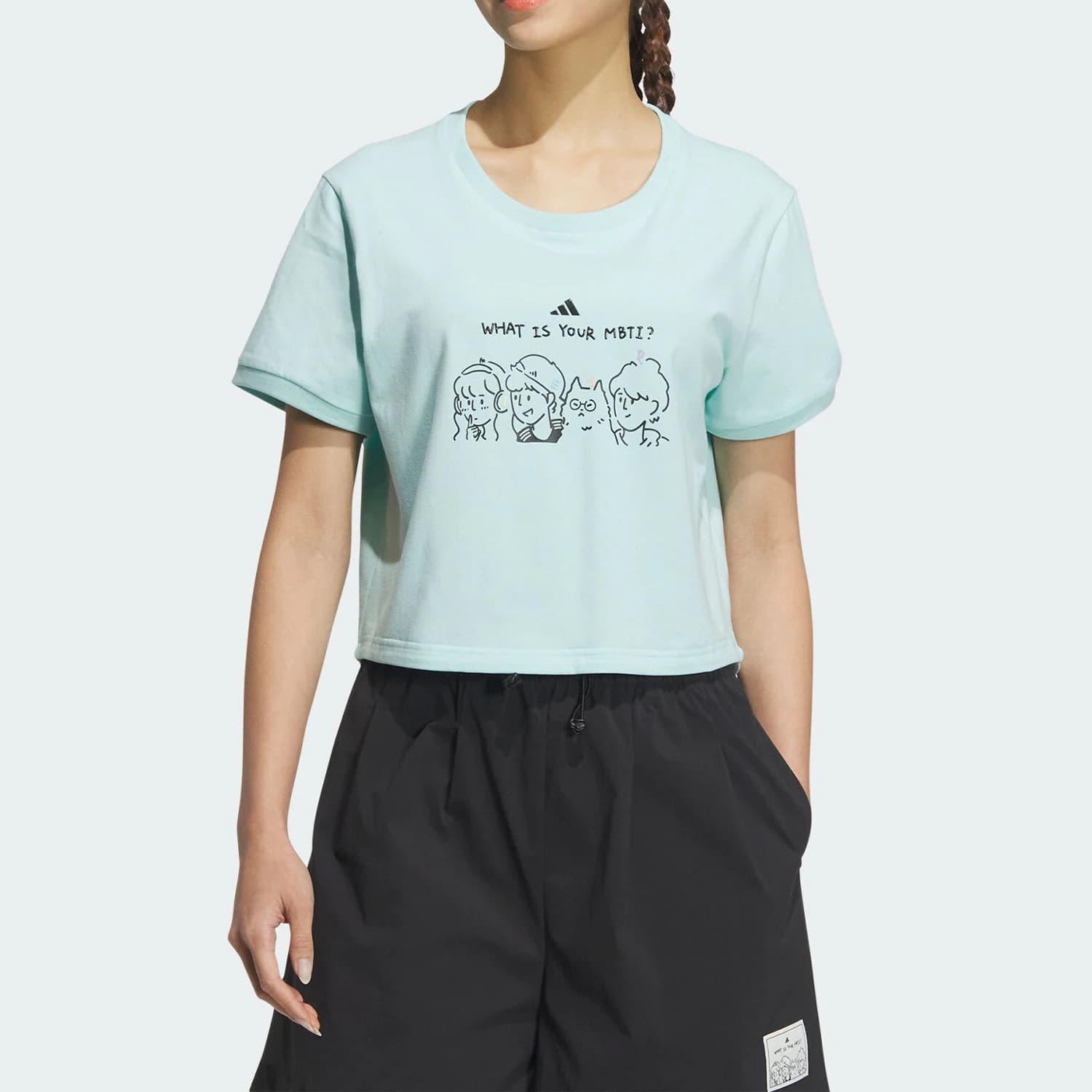 Adidas T-shirt sportiva ufficiale autentica 2024 nuova moda estiva da donna JN6664